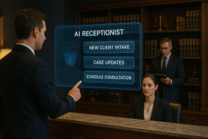 AI receptionist for law firms